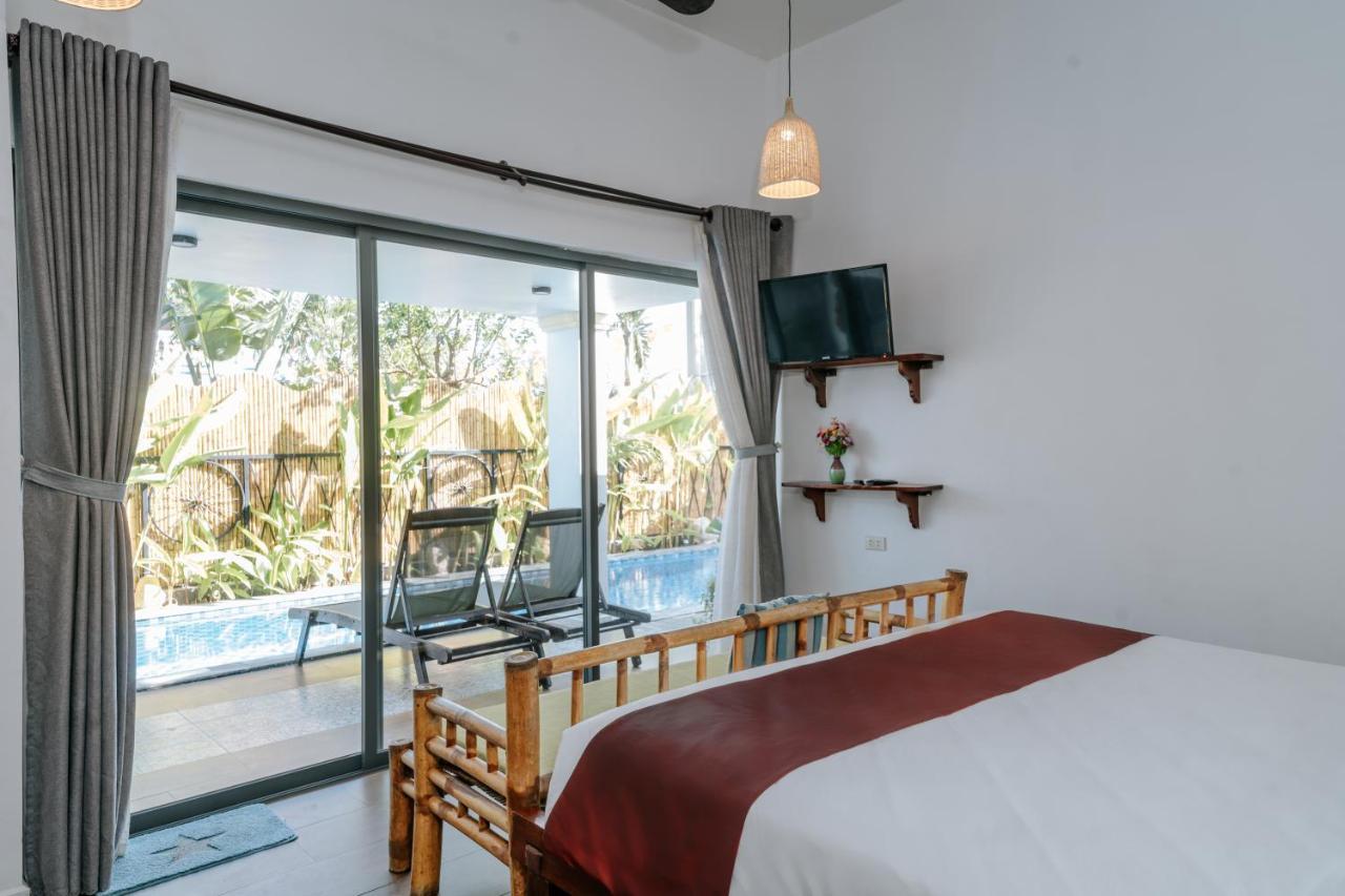 Hidden Beach Bungalow Sea View Хойан Экстерьер фото