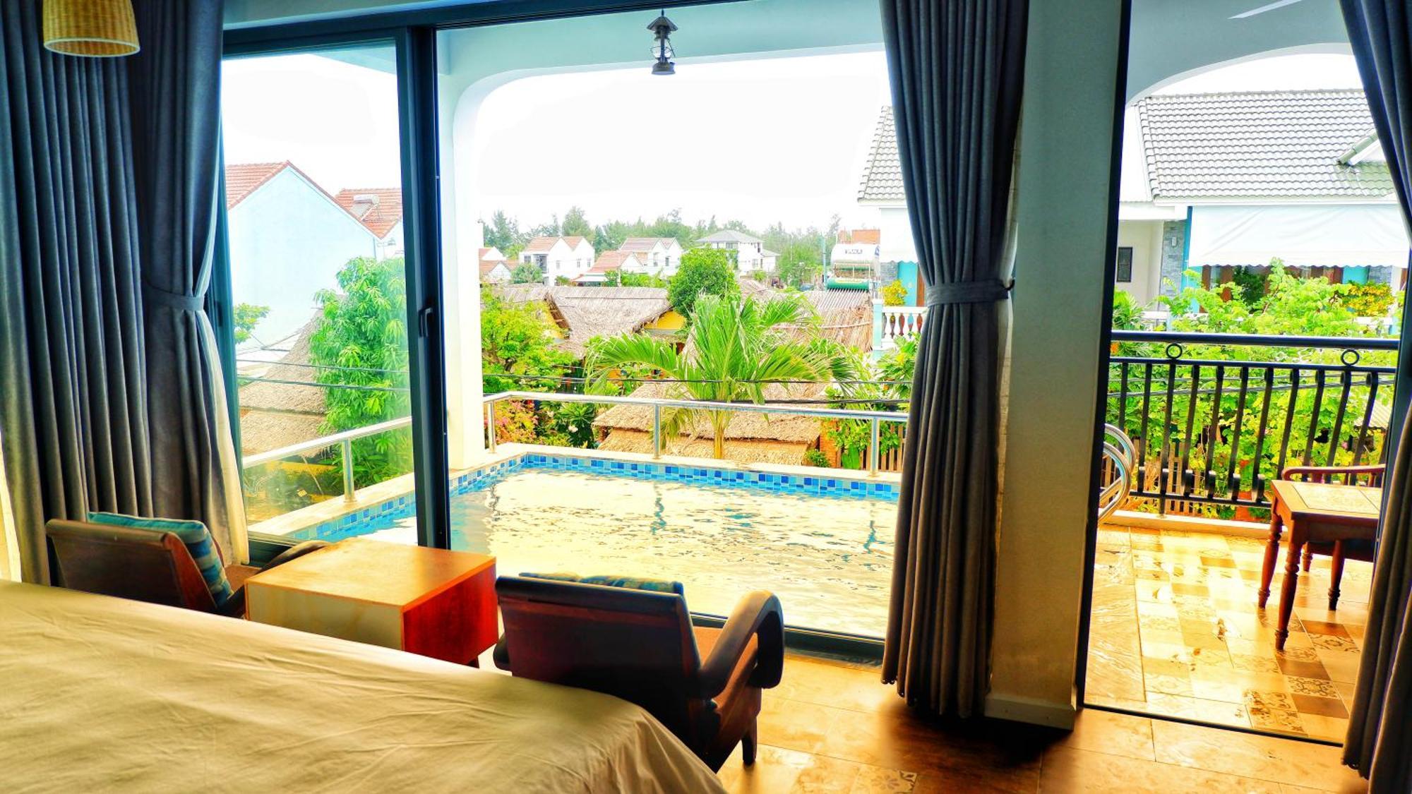 Hidden Beach Bungalow Sea View Хойан Экстерьер фото